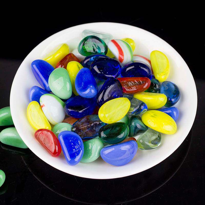 水晶造景五彩石五彩装饰品摆件水族箱底沙底砂水晶石壁饰