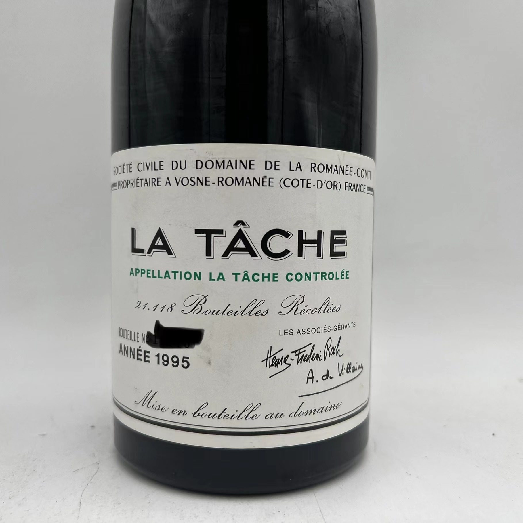 拉塔1995年年罗曼尼曼尼康帝希园latache750ml干红静态葡萄酒