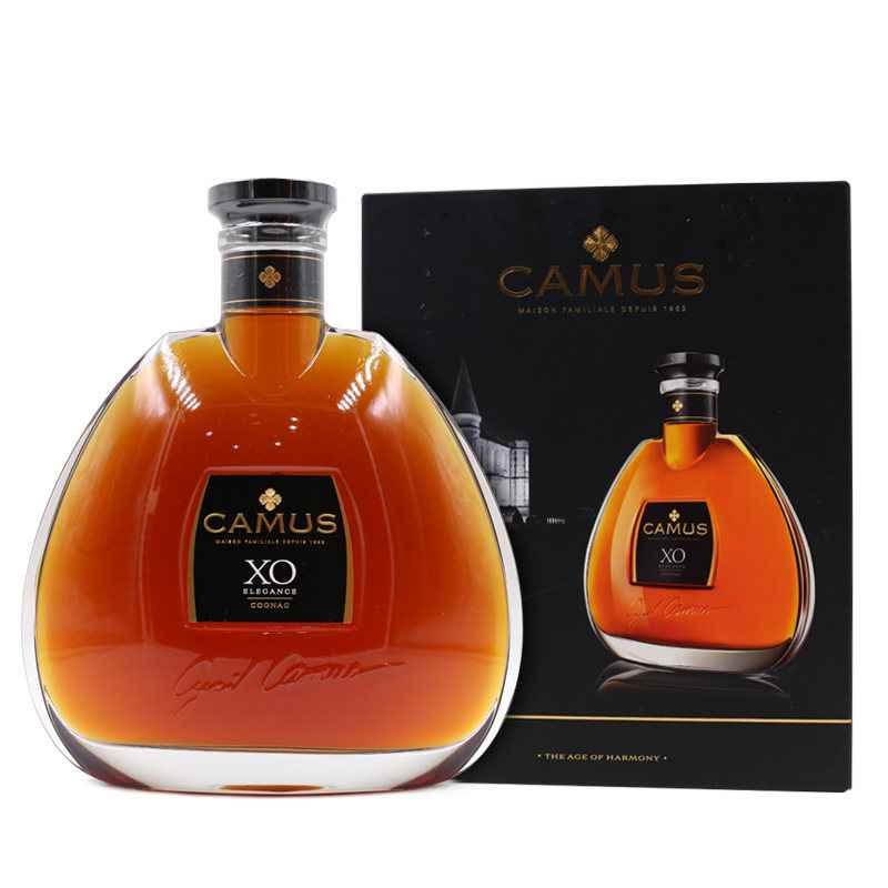 卡慕xo1000ml2021年纪纪念版camus白兰地干邑1瓶华信恒瑞白兰地