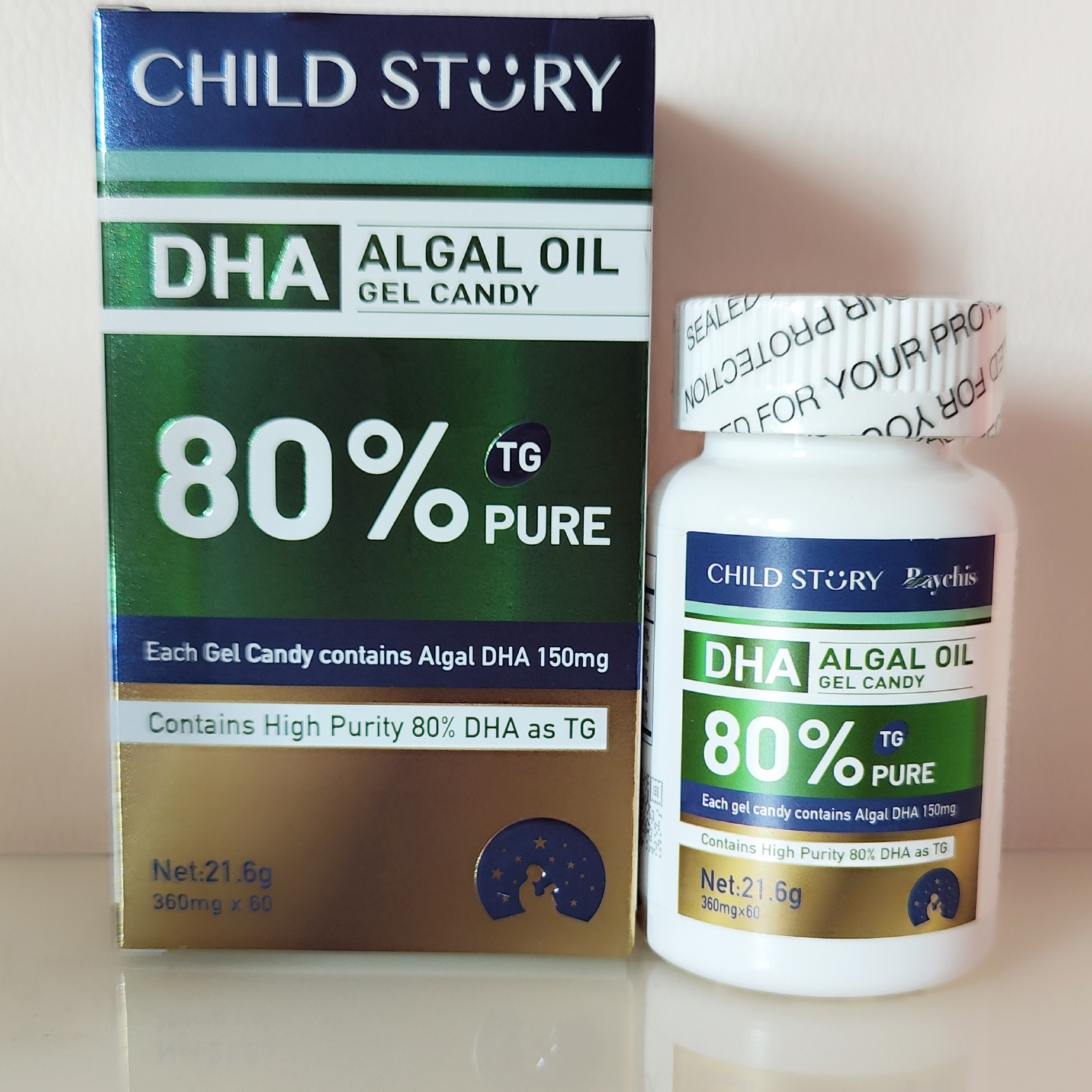 藻油婴幼儿dha*孕妇dha宝宝进口60粒 官方正品 童年故事dha