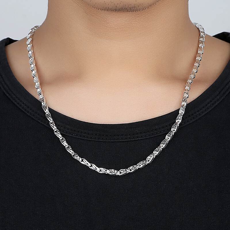 潮流龙头项链男士s999纯银嘻哈吊坠男款个性项链