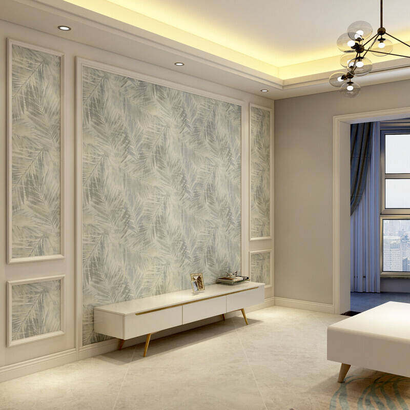 背景墙简美北欧风格电视壁纸纯纸简约欧式欧式美无纺布墙纸