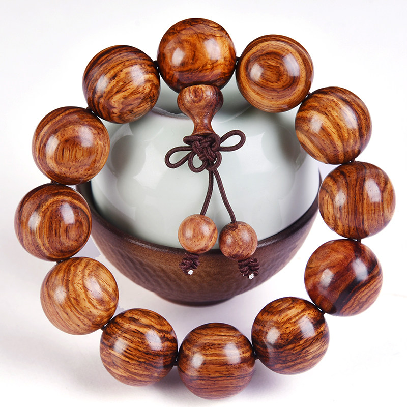 463黄花梨降香黄檀19mm12颗佛珠手串收藏臻品手串