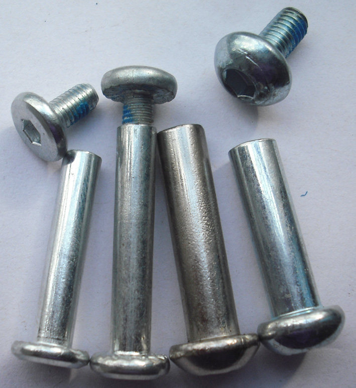 轮子箱包螺丝螺杆固定螺钉公母小车滑板车穿钉螺钉