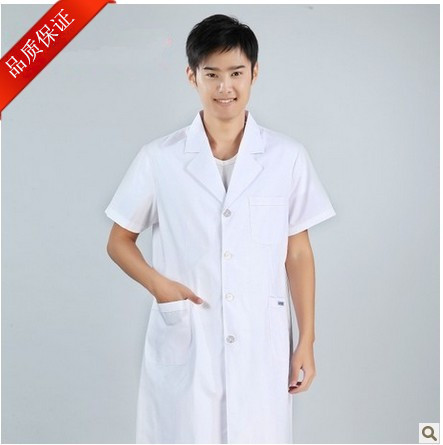医生南丁格尔白色夏装短袖卫校实习药店工作服白大褂医护制服
