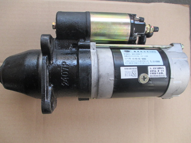 闽仙启动动机qdj140912v38kw叉车起动马达起动机洛拖4105启动马达