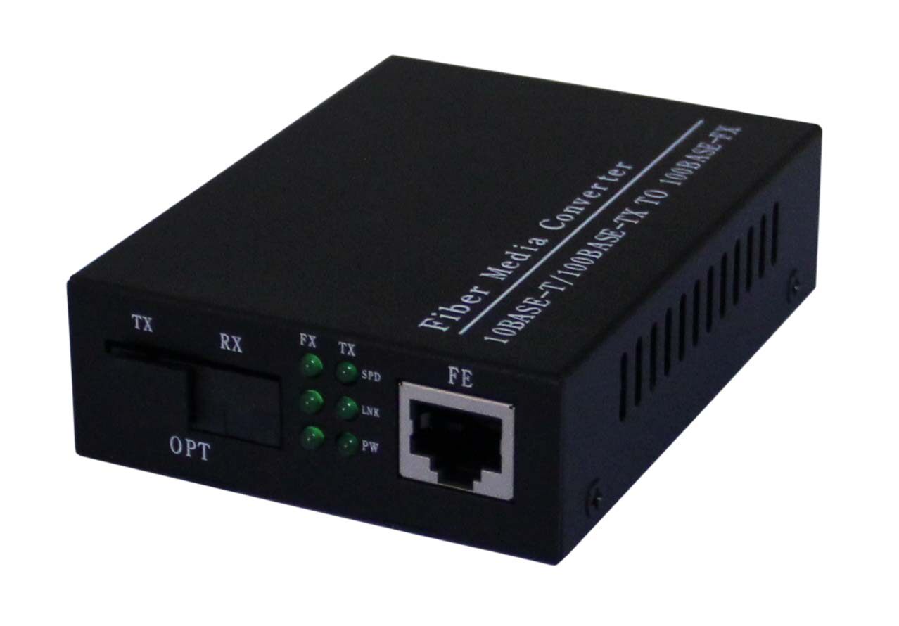 百万高清网络摄像机光端机单模单纤百兆收发器100m光端机