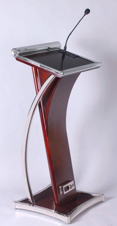 思迪经典话筒演讲讲台发言报告接待迎宾礼仪演讲台