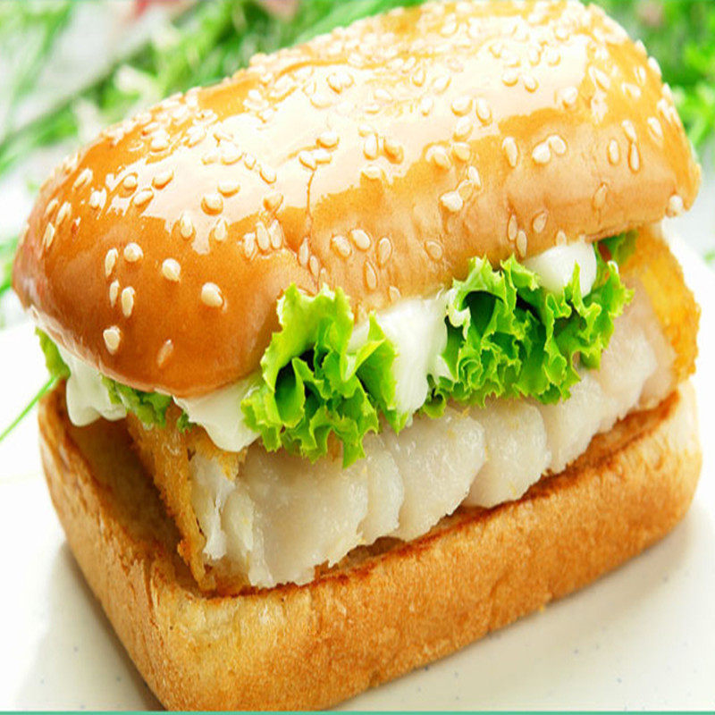 鱼排小吃亚洲渔港汉堡油炸半成品深海鳕鱼海鲜鳕鱼