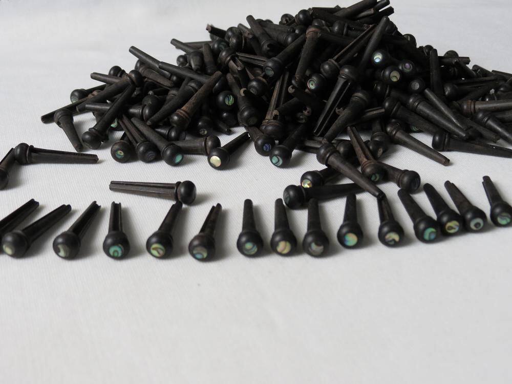 弦钉100乌木实木固弦锥尾钉固吉他压弦柱压弦柱