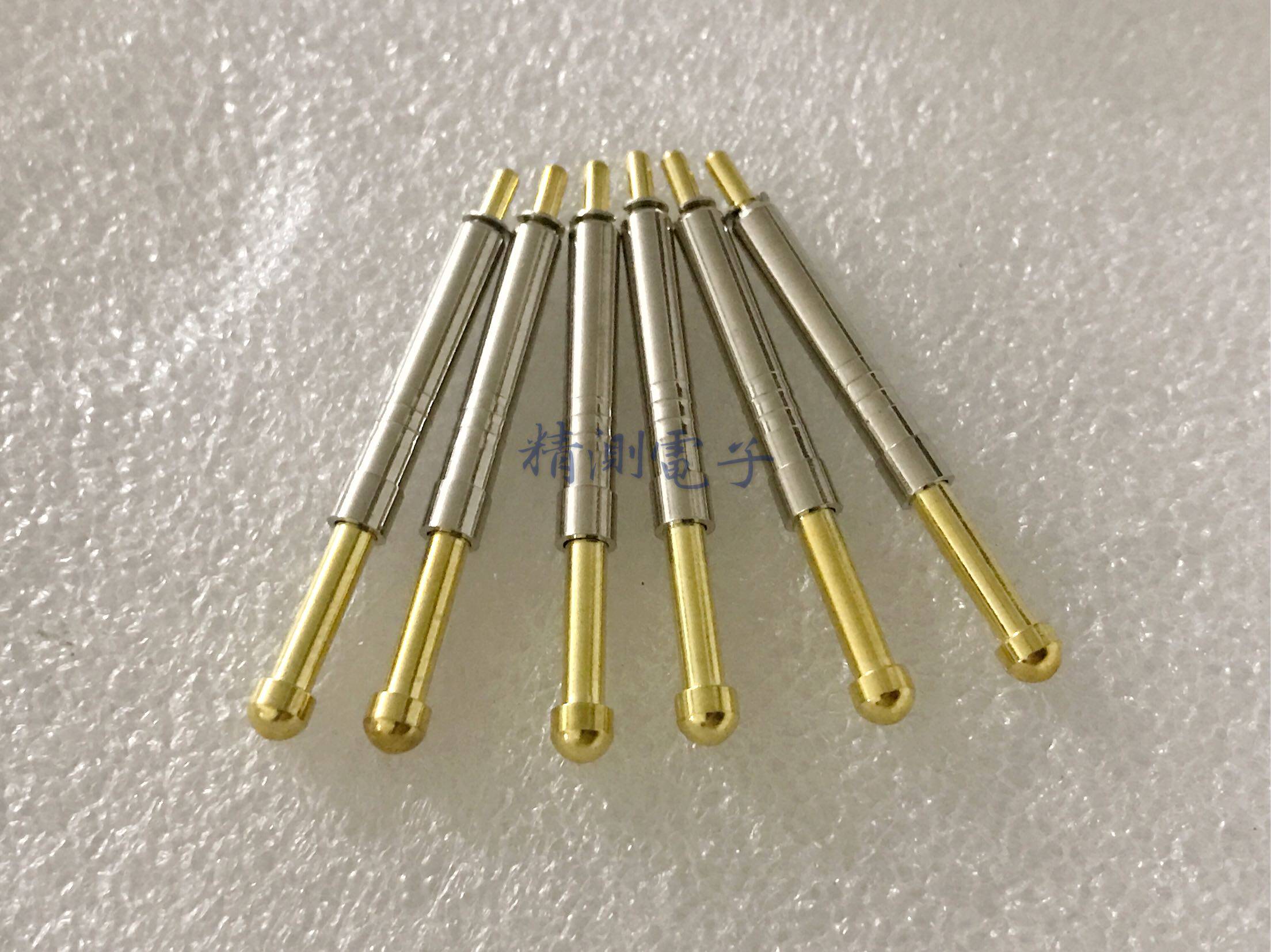 探针功能ph5d35圆头针一体镀金弹簧顶针测试其它元器件