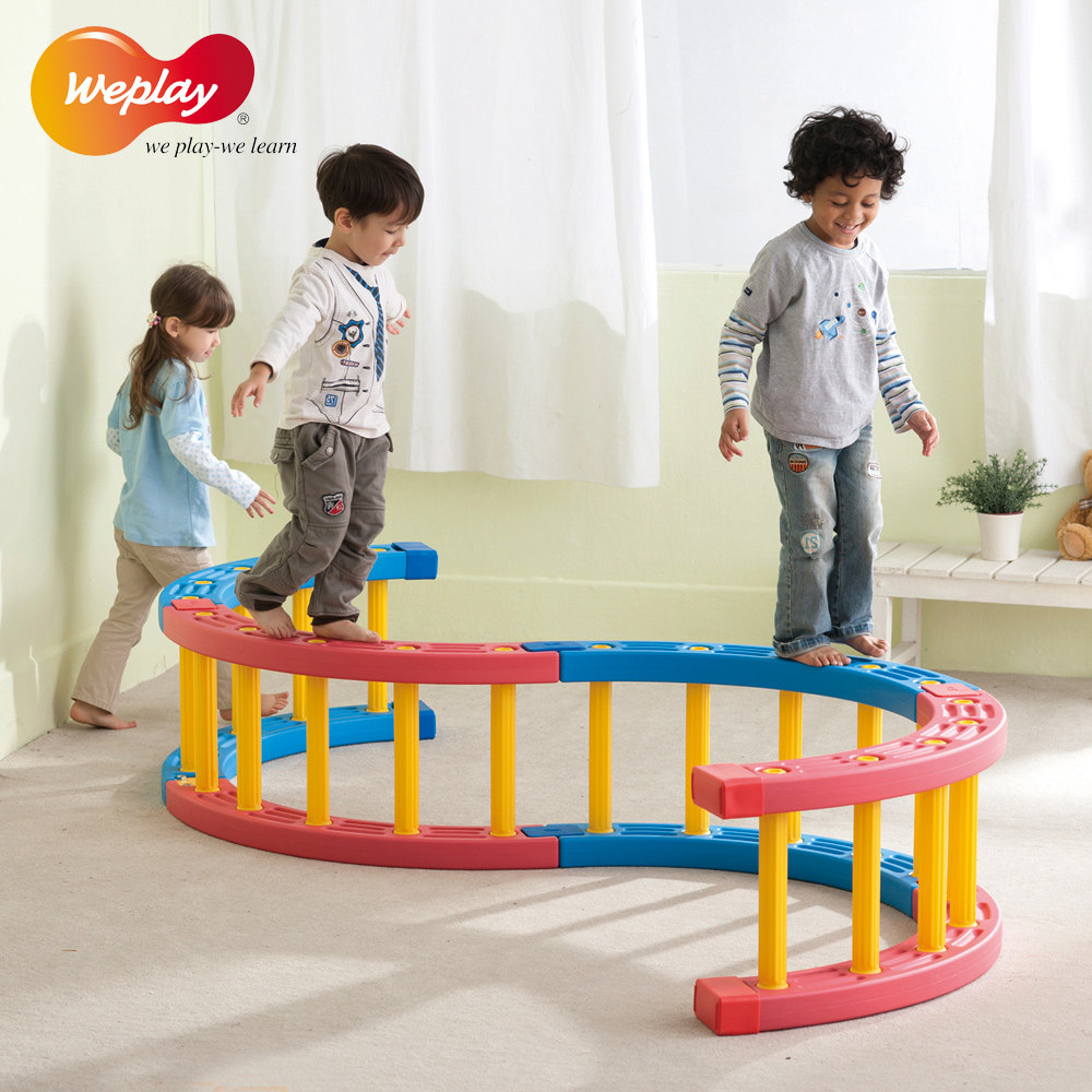 台湾原装进口weplay幼儿儿童感统器材平衡训练四分之一感统训练器材