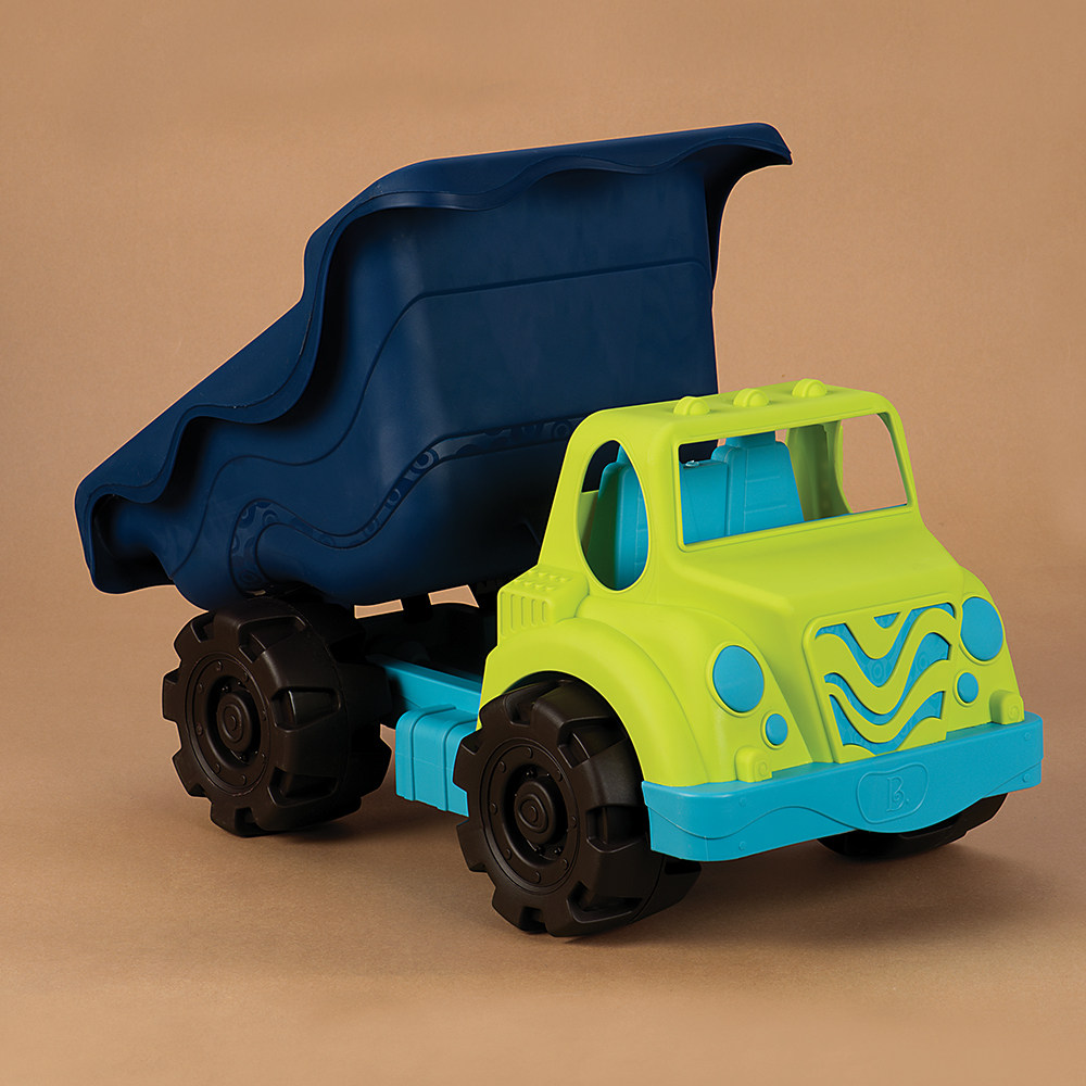 比乐btoys儿童沙滩玩具大号运沙卡车宝宝挖沙戏水翻斗车新年礼物