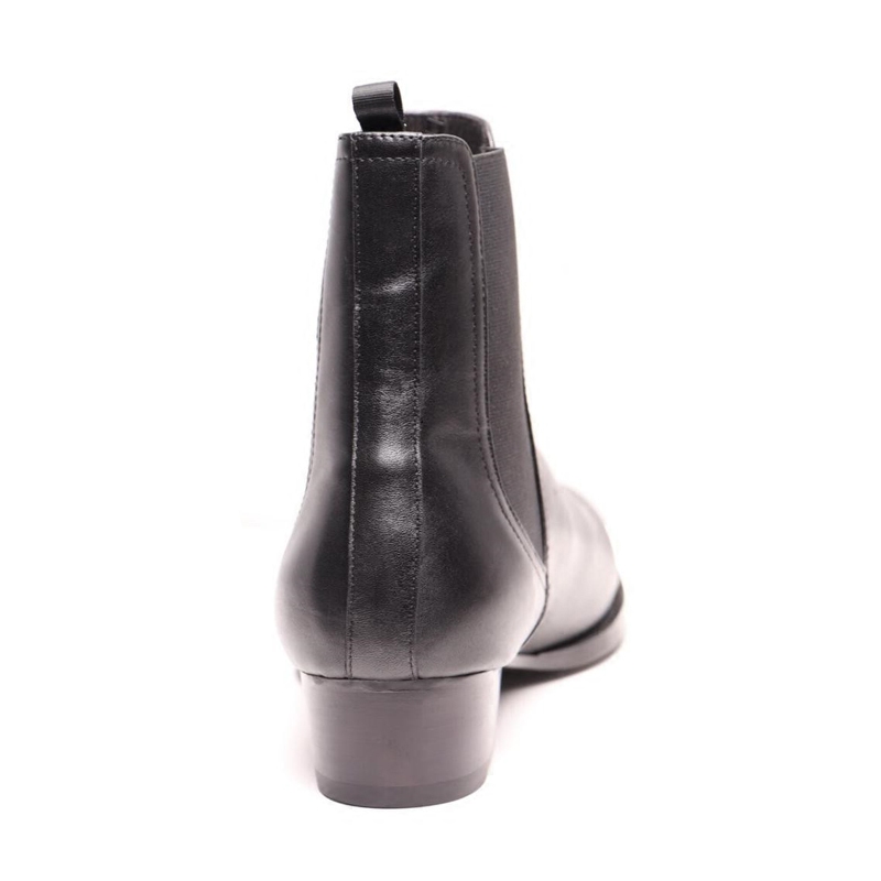 2022夏季欧美英伦复古尖头chelseaboot切尔西靴男时装靴