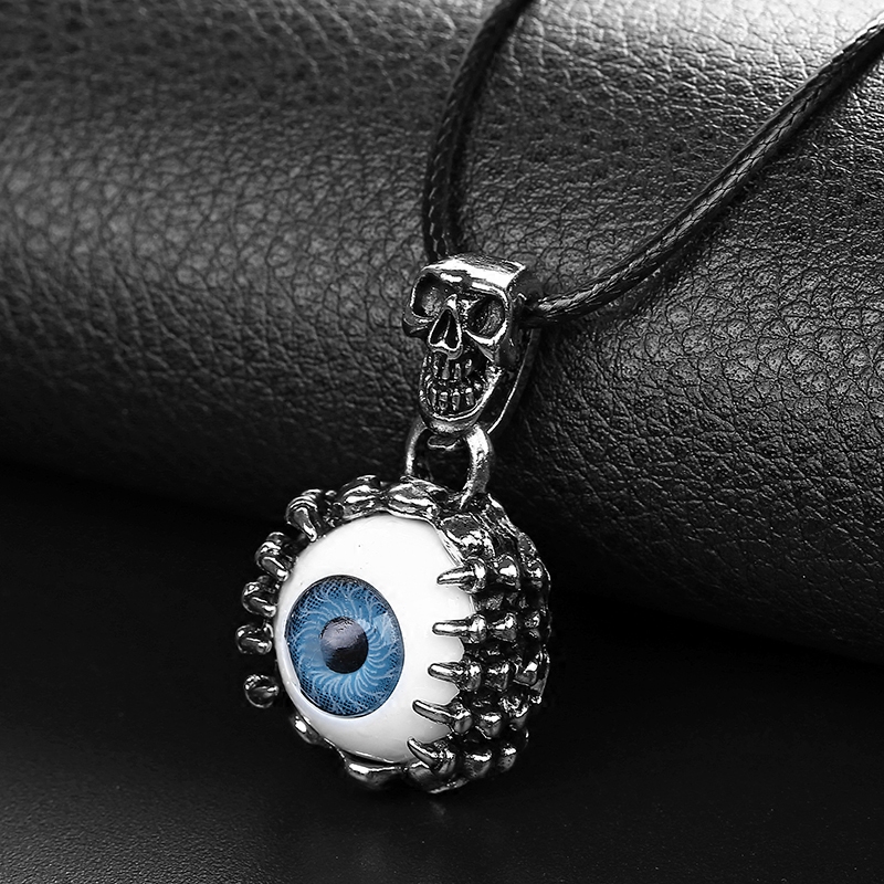 霸气火焰龙男士项链钛钢个性潮男六芒星复古十字架吊坠韩版首饰品