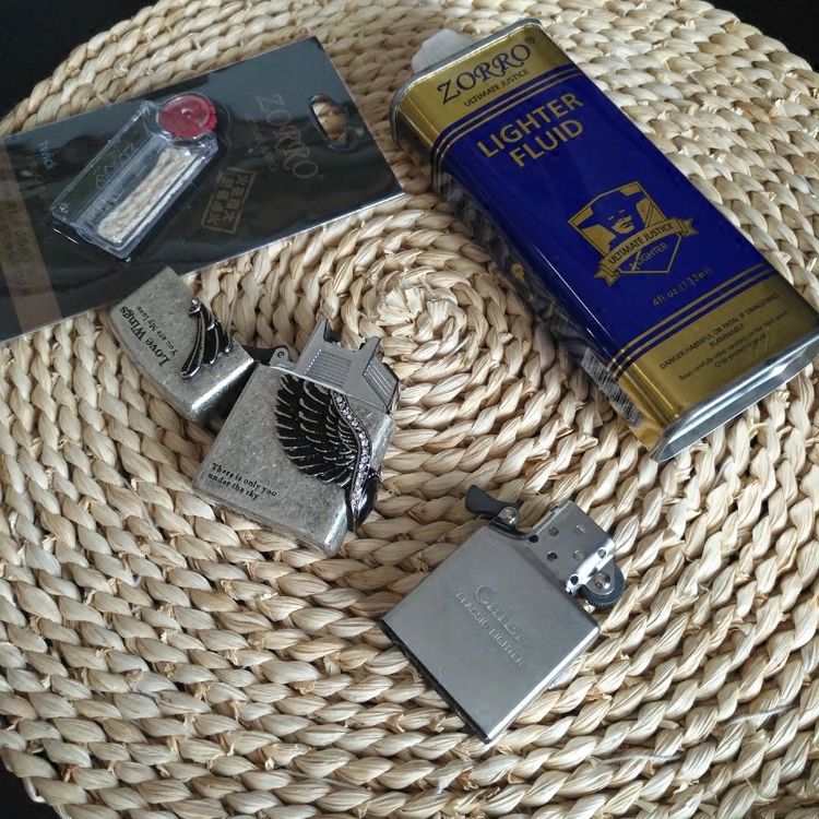充电chief首领usb电弧打火机黑冰爱神天使之翼加油煤油打火机