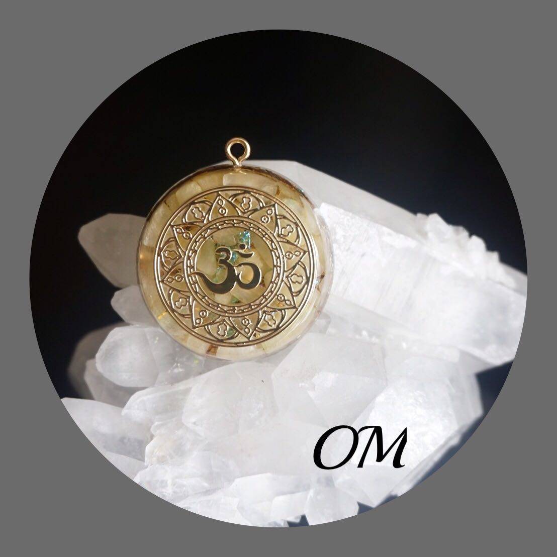 能量奥罡吊坠orgonite转化宇宙之音奥姆om吸引项坠