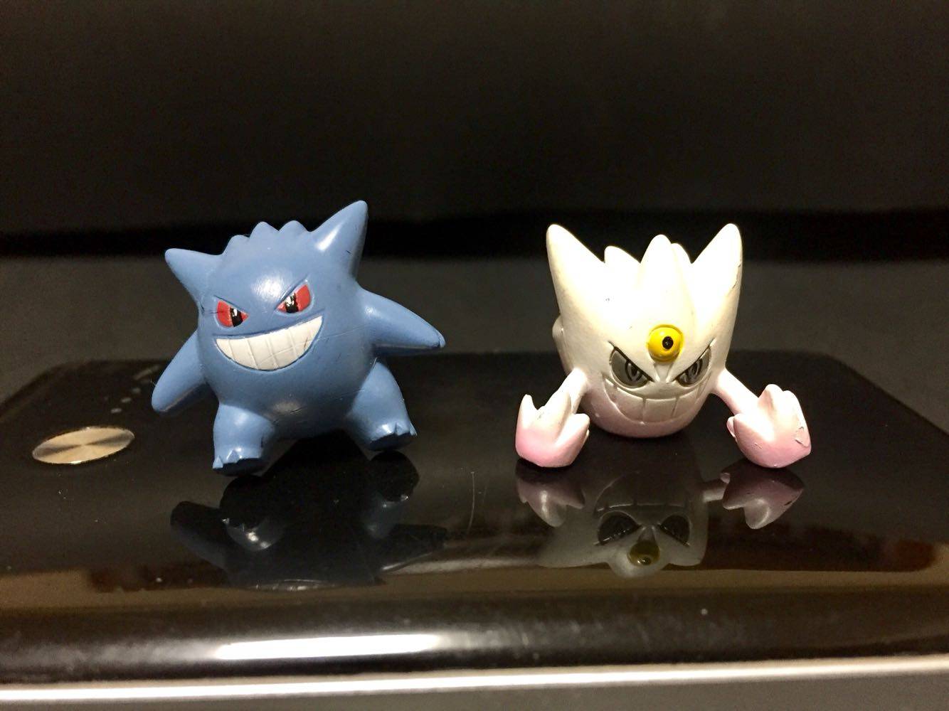 神奇宝贝宠物小精灵食玩mega白耿鬼小号23cm公仔场景树脂潮玩盲盒