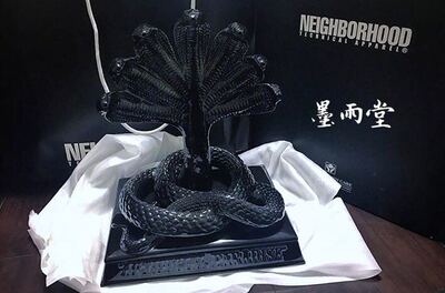 预订neighborhoodfuct七头蛇香炉nbhd超限量黑色白色联名款