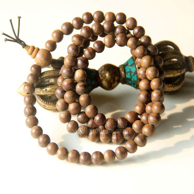 密坊佛教用品越南沉香108颗佛珠8mm念珠手链佛珠