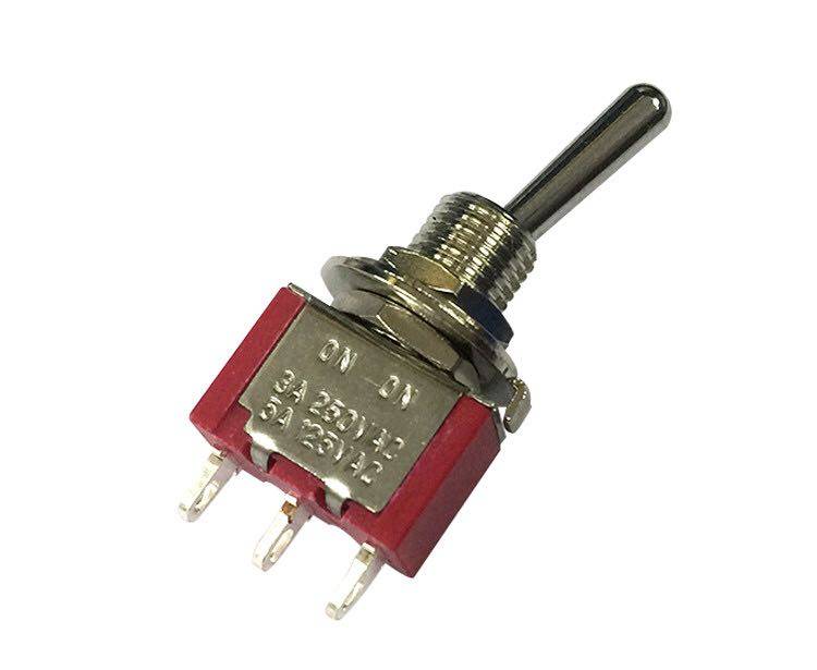 开关t80t台湾sh拨动摇臂t8013sebq3脚2档船形开关
