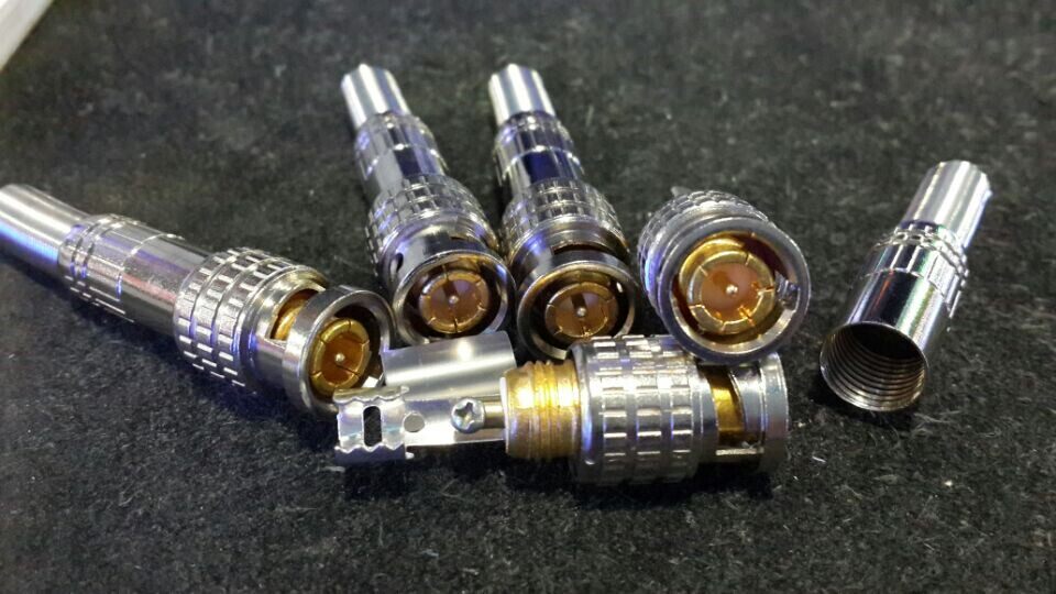 接头bncbnc视频q9头同轴线免焊纯铜监控器材配件
