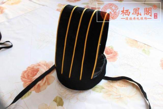 汉服帽子栖凤阁古装汉代冠帽成人礼冠布冠帽子