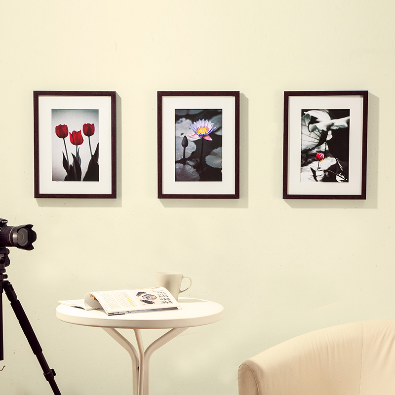 16寸创意欧式照片相片三联相框框墙餐厅客厅照片墙