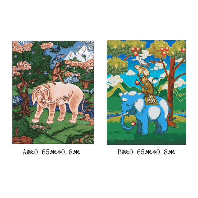 和气四瑞和气生财吉祥十字绣十字绣套件