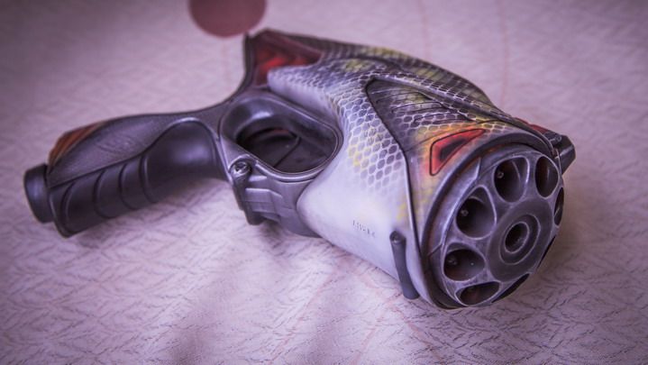 手工重涂定制游戏科幻幻影道具ner软弹蓬蓬飞镖