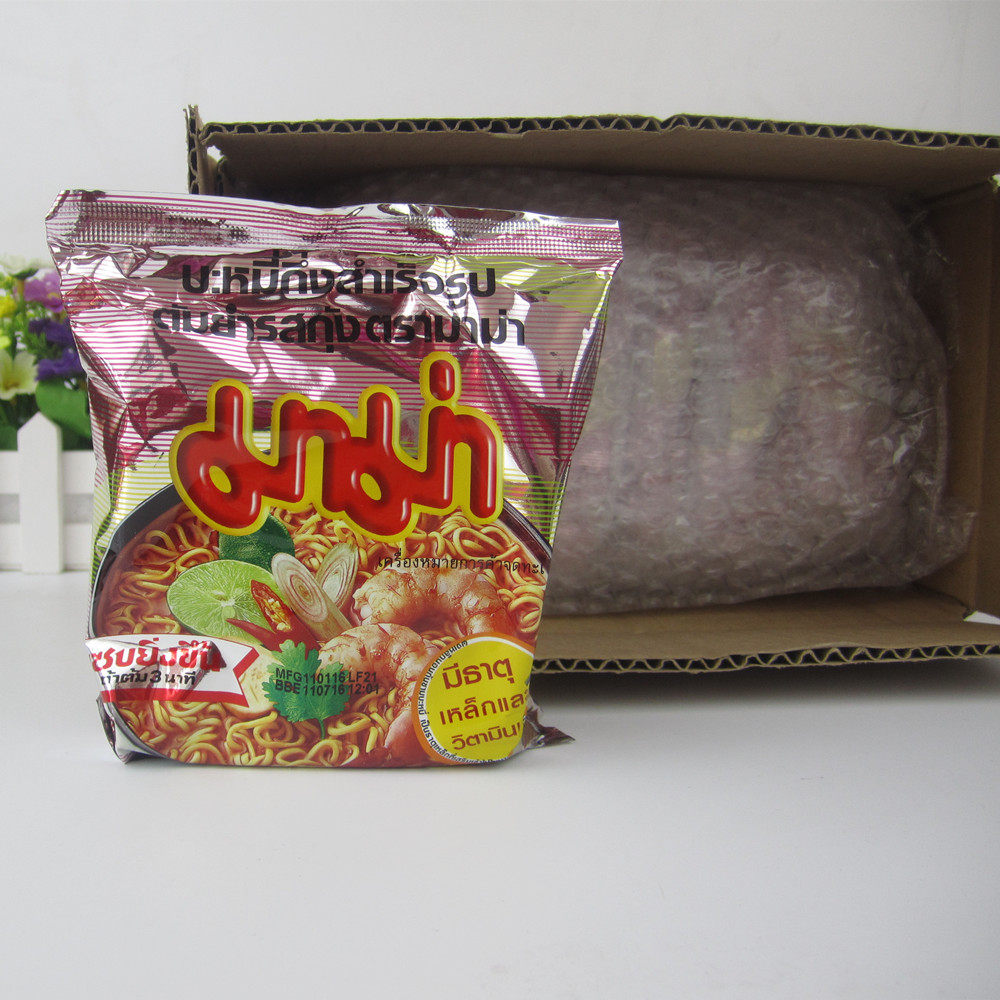 泰国进口零食mama方便面冬阴酸辣虾味妈妈泡面方便面