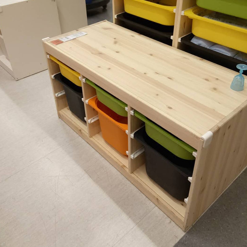 储物宜家舒法特组合收纳白色收纳箱