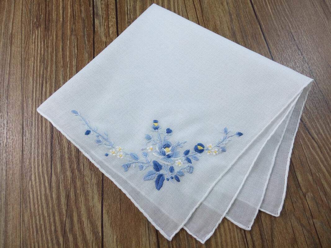 江南绣出国送礼手信复古中国国风文艺手工刺绣手帕