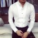 Spring French buckle white long sleeve sleeve shirt wedding business is equipped with hot shirts Spring French buckle white long sleeve sleeve shirt wedding business is equipped with hot shirts