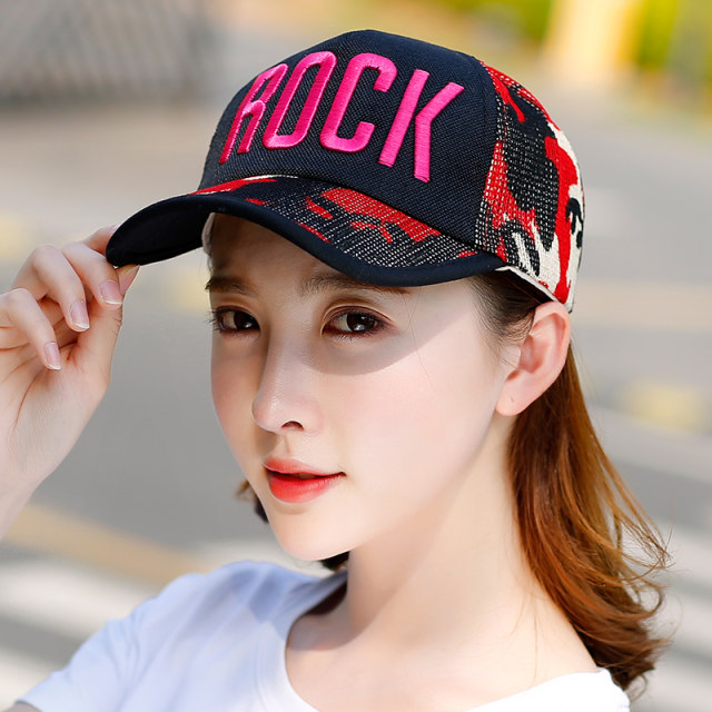 Hat female summer tide Korean version of the wild duck tongue hat mesh venting sports baseball cap Outdoor travel sun hat female Hat female summer tide Korean version of the wild duck tongue hat mesh venting sports baseball cap Outdoor travel sun hat female