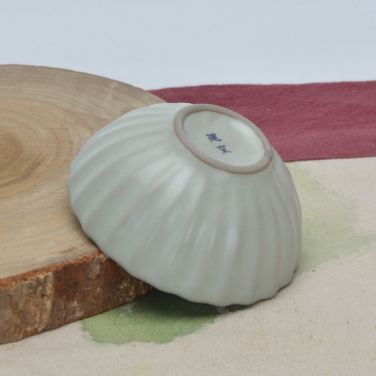 台湾建窑正品陶瓷茶具汝窑六入杯子汝白开片杯茶杯