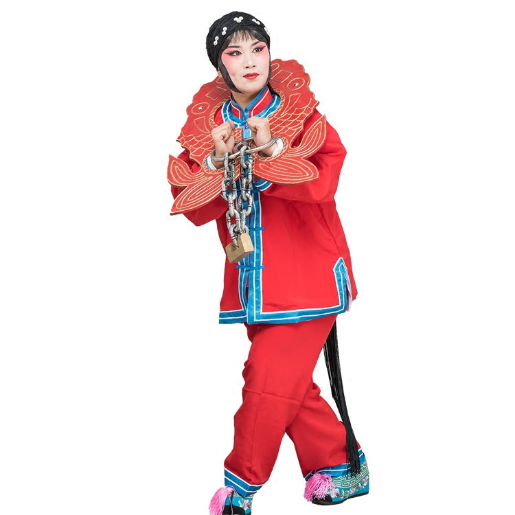 戏曲囚衣女囚犯人女罪三起服装春苏玉堂洪洞县民族服装