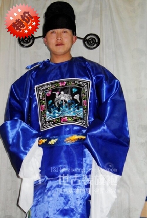 特价批发发明清朝县官服七品七品芝麻芝麻官服装县令民族服装