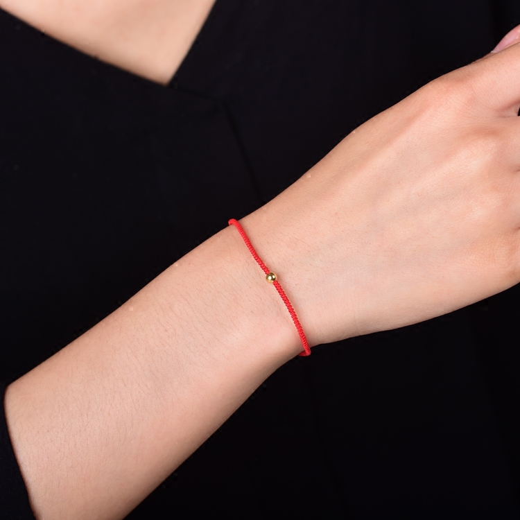 手链红绳王菲同款本命年手工红线编织手绳情侣手链