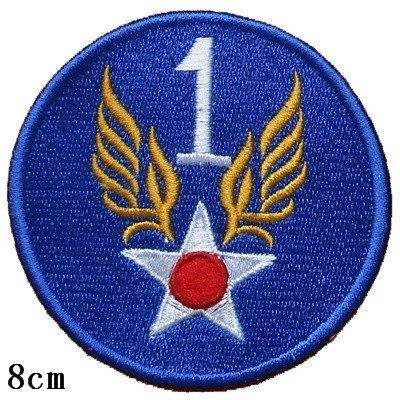 二战第一陆航臂章布贴魔术贴章刺绣标志定制贴章