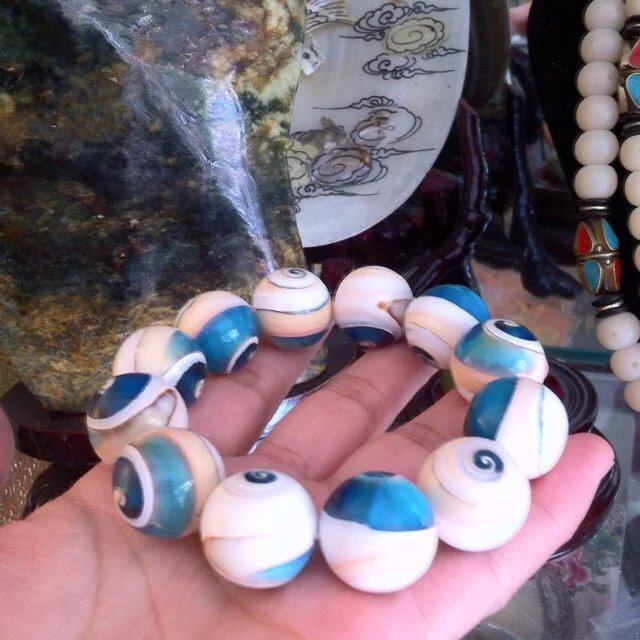 海螺贝壳手串包邮天然手链饰品礼物佛珠原创手链