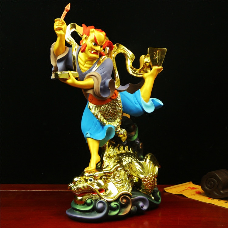 魁星摆件神像16寸踢斗状元宗教树脂摆件