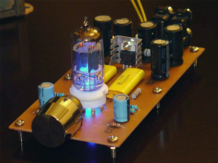 超低电压ac12v工作6n26n1112ax7电子管胆前级功放电子管