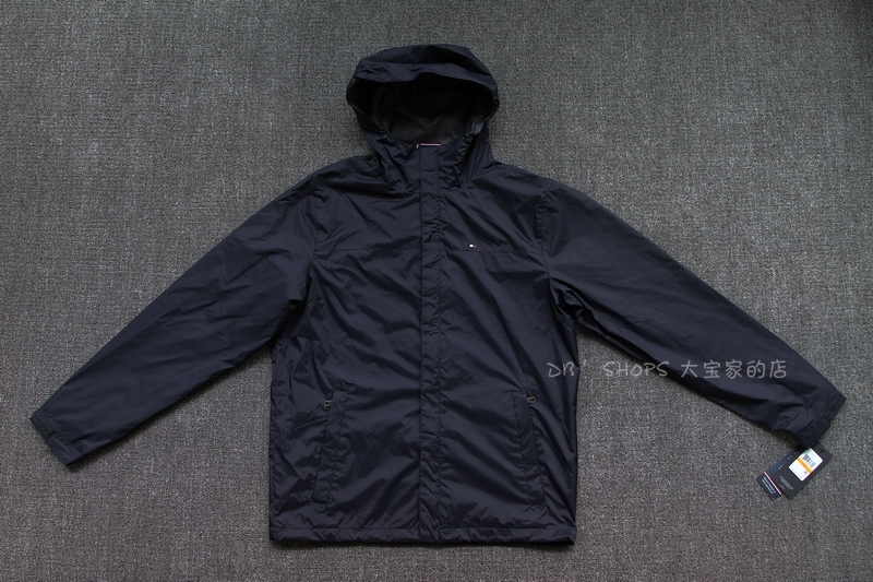 现货[db s]美国购买 Tommy Hilfiger 男款休闲时尚防水外套夹克