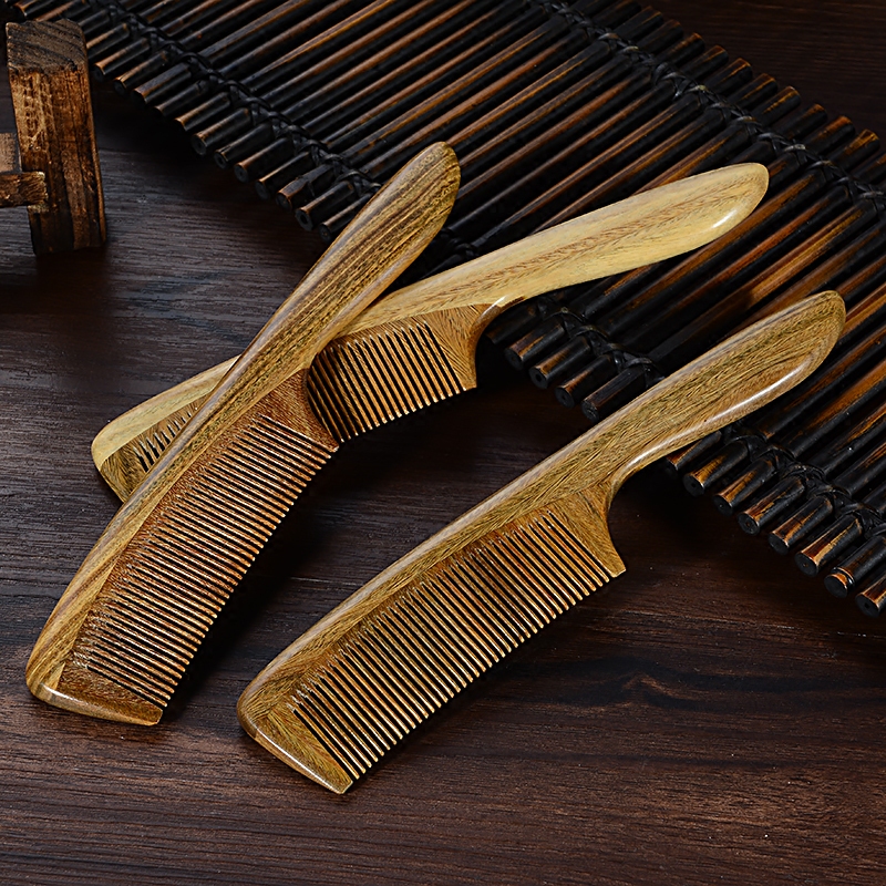 小密梳子正品品绿檀木天然男士女士宝宝儿童梳子