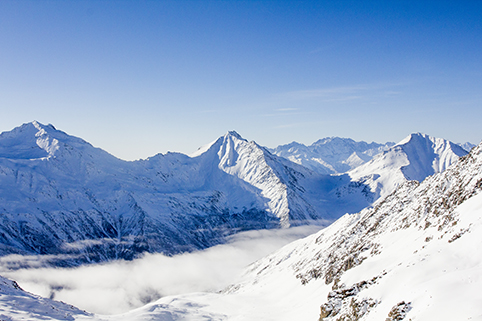 冬天雪山雪景自然自然风自然风景风景画山水画现代装饰画写真