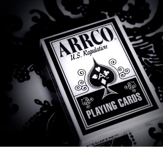 默默纸牌白色whitearrcoplayingcard美国扑克牌绝版收藏扑克