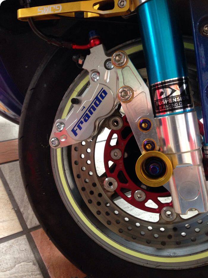 福喜鬼火smax155雷霆劲丽gw250改装fando车力屋hf8刹车片