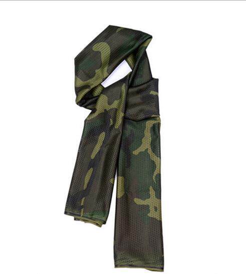 水兵配饰特种兵火凤凰迷彩围巾透气围脖网巾户外围巾
