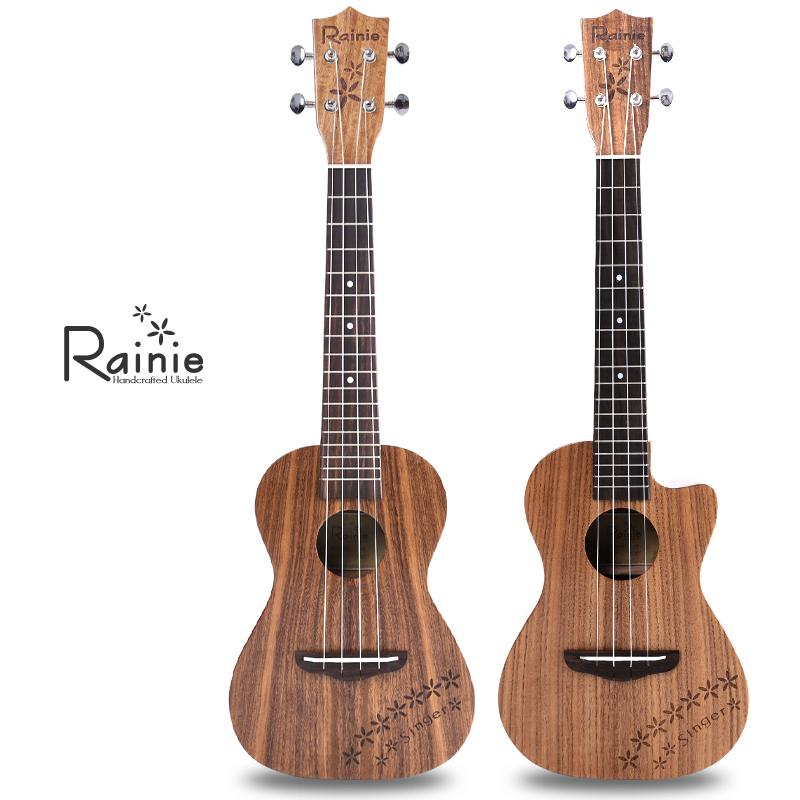 Rainie小雨 40全单系列相思木尤克里里 23寸26寸乌克丽丽ukulele
